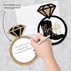 Big Dot of Happiness Nash Bash - Shaped Thank You Cards - Nashville Bachelorette Party Thank You Note Cards with Envelopes - Set of 12 - 2 of 4