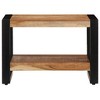 vidaXL Coffee Table 23.6 inches x23.6 inches x15.7 inches  Solid Acacia Wood - 2 of 4