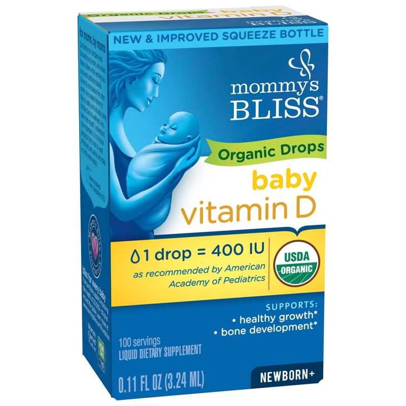 Mommy&#39;s Bliss Baby Organic Vitamin D Drops - 0.11oz (100 Servings), 3 of 13