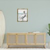 Stupell Industries Rustic Pelican on Shoreline Floating Frame Canvas Art, Gold, 25" x 31" - 3 of 4