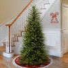 6.5ft National Christmas Tree Company Dunhill Fir Artificial Christmas Tree: Slim Profile, Indoor, PVC Material, Includes Stand - 2 of 3