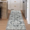 Persian Retro Carpet Vintage Floral Rugs for Living Room Bedroom Decor Washable Indoor Area Rug Low Pile Non Slip Soft Floor Mat - 2 of 4