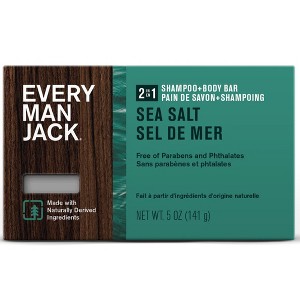 Every Man Jack Sea Salt Shampoo and Body Bar - 5 oz - 1 of 2