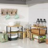 Cabinet Organizer Shelf, Kitchen Counter Shelves, Kitchen Storage, Spice Rack, Stackable, Expandable, Metal and Engineered Wood - 4 of 4