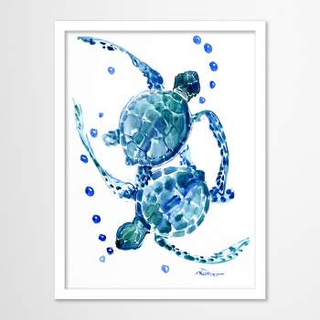 Sea Turtles Wall Art With Shells And Starfish- Nautical 3d Metal Hanging  Décor-vintage Coastal Under Water Sea Life Ocean Home Artwork By Lavish  Home : Target