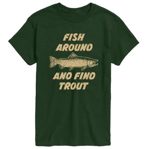 Men's - Instant Message - Fish Around Short Sleeve Graphic T-Shirt - 1 of 4