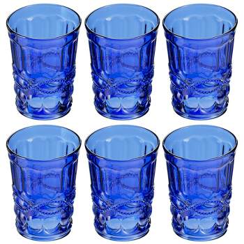 Elle Decor Vintage Highball Glasses, Set Of 4, Colored Glassware Set, Water  Cups For Party, Wedding, & Daily Use, Elegant Tom Collins Glasses - Pink :  Target