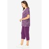 Woman Within Plus Size 2-Piece Tunic And Capri Set - 4 of 4