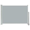 vidaXL Patio Retractable Side Awning 31.5"x118.1" Gray - 2 of 4