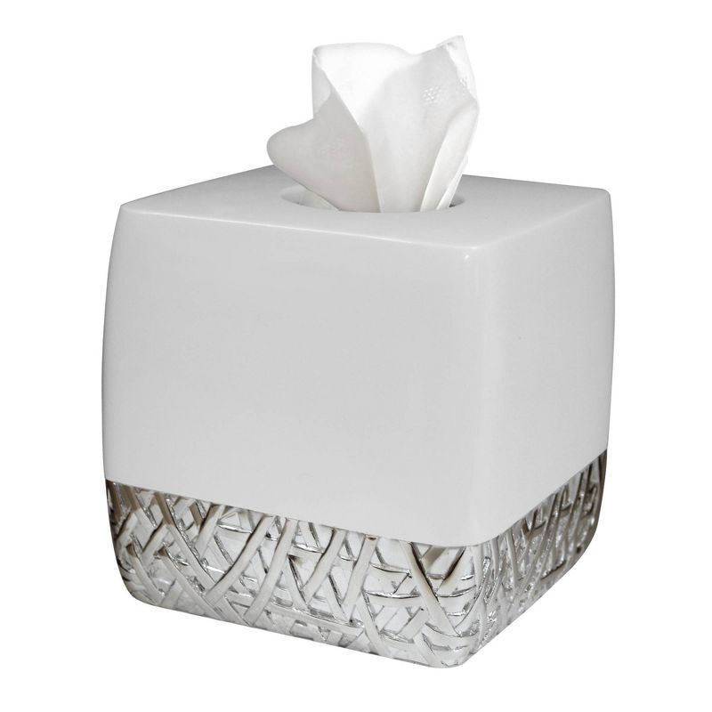 Bali Boutique Tissue Box Cover - Nu Steel, 1 of 7