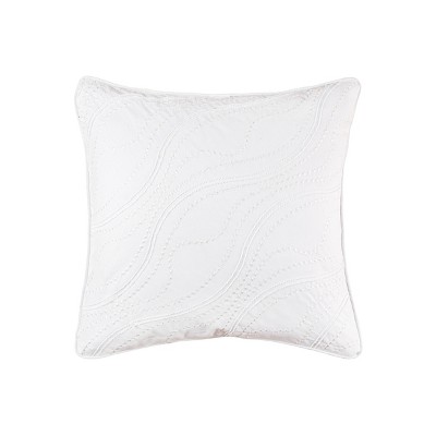 C&F Home 18" x 18" Wave Square Embroidered Throw Pillow