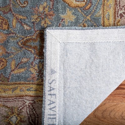 Heritage Blue and Beige Hand-Tufted Wool 4' x 6' Area Rug