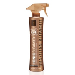 Brazilian Blowout Ionic Cleanser Shampoo (16 oz) Professional Grade Sulfate-Free Hair & Scalp Cleansing to Remove Build-up, Dirt, & Impurities - 1 of 3
