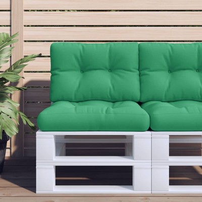 vidaXL Pallet Cushion Green 19.7"x15.7"x4.7" Fabric