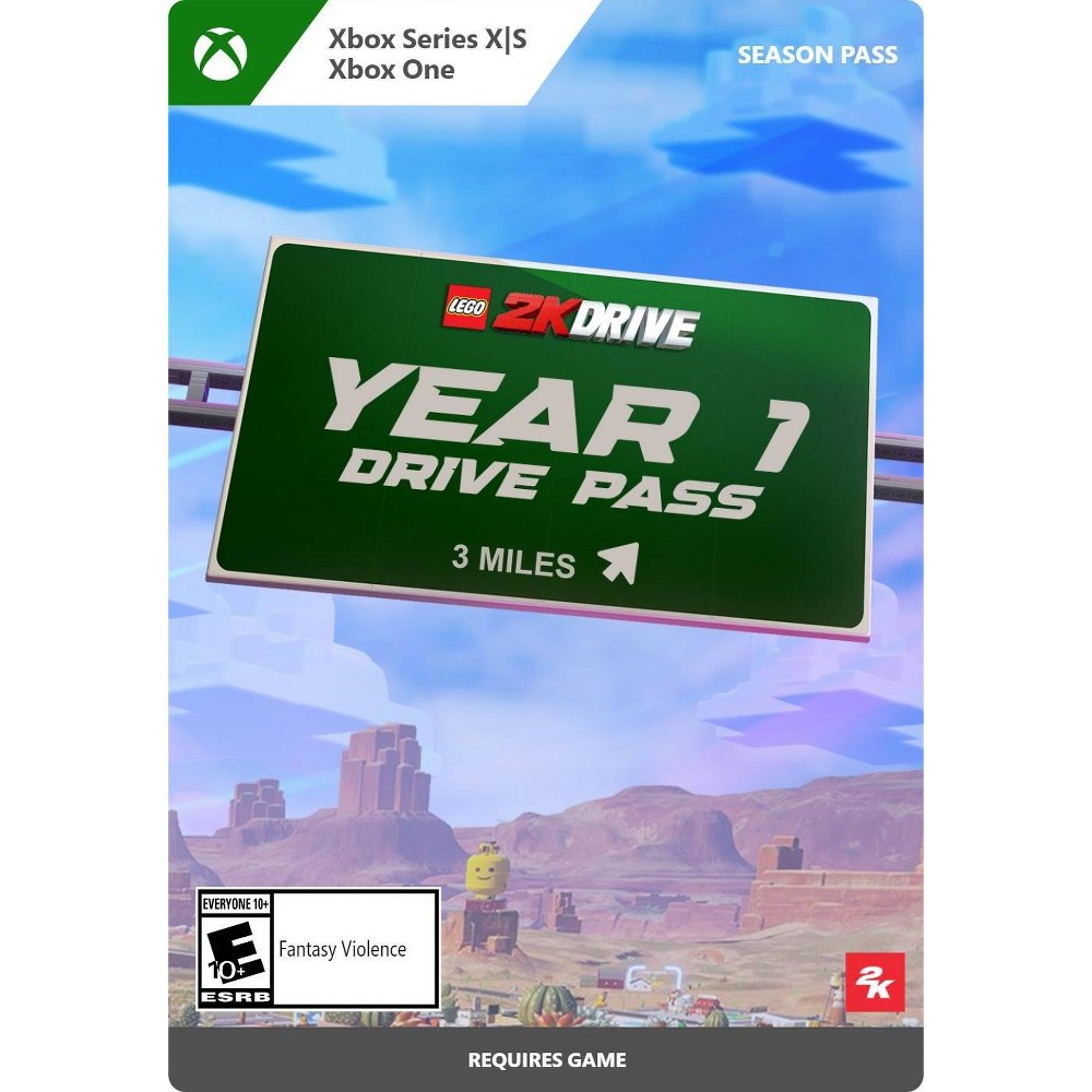 Photos - Game Microsoft LEGO 2K Drive: 1 Year Drive Pass - Xbox Series X|S/Xbox One  (Digital)