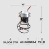 Metal-Fusion Import Outdoor Fish Fryer with Recipe Booklet, 10 Quart Aluminum Fry Pan, and Burner for Outdoor Fryer Accessories, Multicolor - 3 of 4