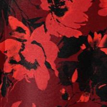 rich burgundy floral