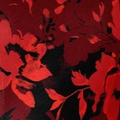 rich burgundy floral