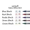 Uniball Vision Elite BLX Rollerball Pens, 0.5 mm Black & Blue - Pack of 12 - 4 of 4