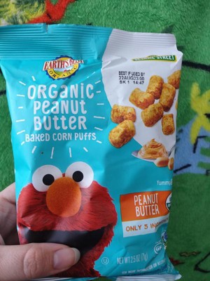 Earth's Best Organic Sesame Street Peanut Butter Puffs - 2.5oz : Target