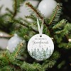 Lomsoe Grandparents Christmas Grandma And Grandpa Christmas Ornament Decor Ceramic Xmas Tree Decor Christmas Gift - 3 of 4