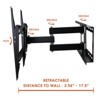 MegaMounts Fixed Wall Mount with Bubble Level for 26 - 55 Inch LCD, LED, and Plasma Screens - 3 of 4