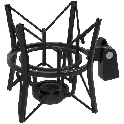 LyxPro MKS1-B Condenser Spider Microphone Shockmount, Anti Vibration and Isolation - Black