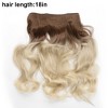 Unique Bargains Women's Halloween Big Wavy Hair Extensions High Temperature Fiber Gradient Light Beige 1 Pc - 3 of 3