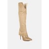 Fifido Fold Over Stiletto Knee Boots Women - 3 of 4