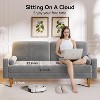 Lycvki 68" Velvet Love Seat Couches with Tufted Seat - 4 of 4