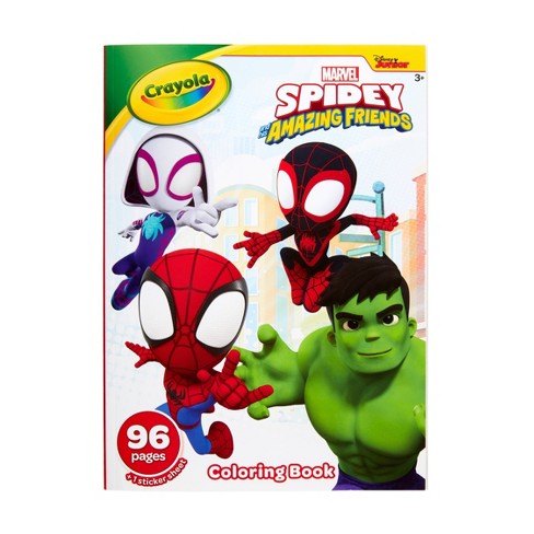 Marvel Spiderman Colouring Activity Book Multicoloured