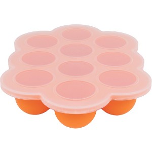 WeeSprout Silicone Freezer Tray w/ Clip on Lid Perfect Food Storage Container for Homemade Baby Food - 1 of 4