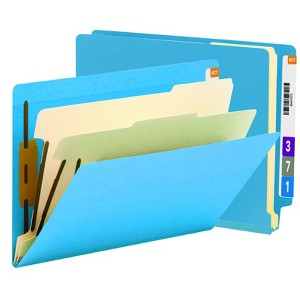 Smead End Tab Classification File Folder, 2 Divider, 2 - 1 of 4