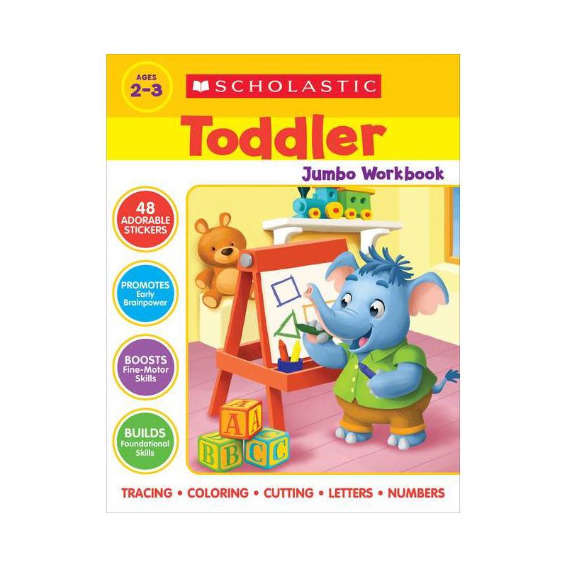 Scholastic Toddler Jumbo Workbook - (Paperback), 1 of 2