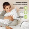 KeaBabies Buddy Toddler Pillow with Pillowcase, 10x18 Buddy Pillow for Toddler, Soft Kids Pillow for Sleeping, Travel, Age 2-5 - 4 of 4