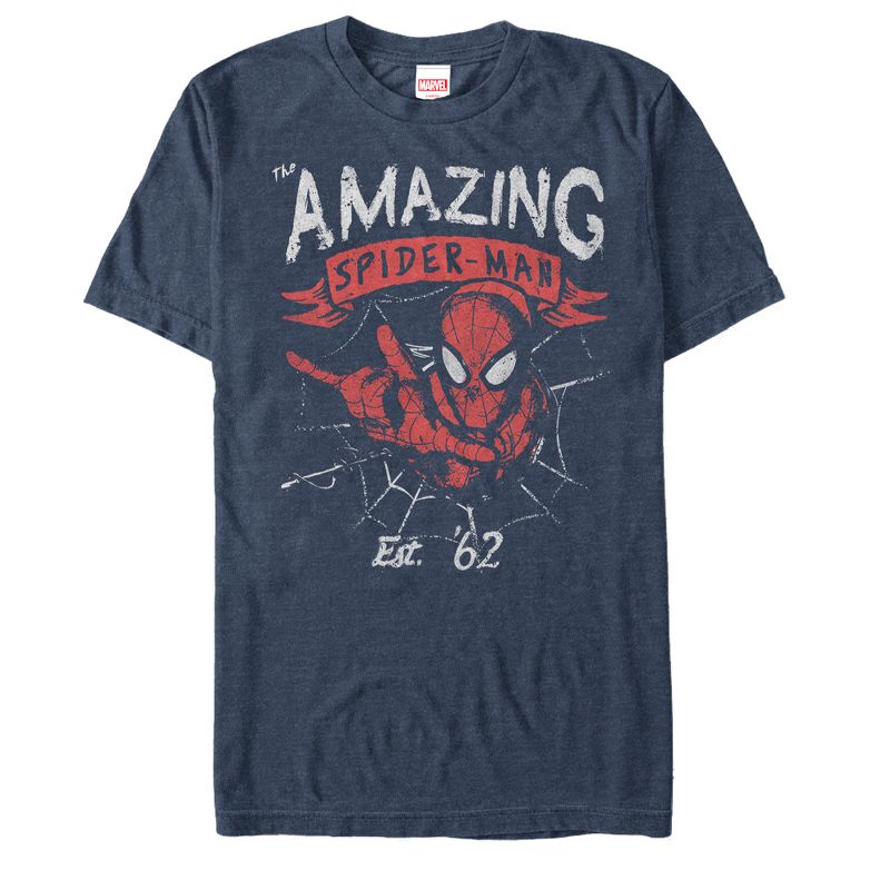 Men's Marvel Spider-Man Est 62 T-Shirt, 1 of 5