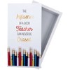 Pavilion Gift Company - The Influence Of A Good Teacher Can Never Be Erased - 8.75"  Teacher School Supply Box Case Storage Student Bin Organizer - 4 of 4