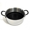 Lexi Home Tri-ply 4.8 Qt. Stainless Steel Casserole Pot with Glass Lid - 2 of 4