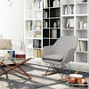 Costway Set of 2 Accent Rocking Chair Upholstered Rocking Arm Chair w/ Cushion - 2 of 4
