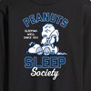 Men's - Peanuts - Peanuts Sleep Society Long Sleeve Graphic T-Shirt - 2 of 4