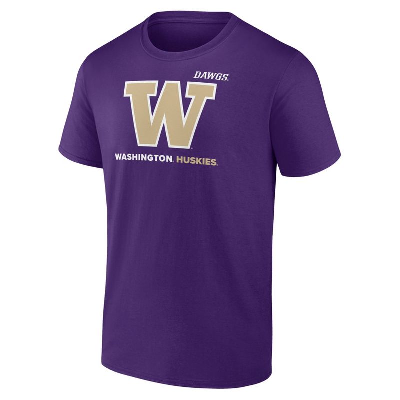 NCAA Washington Huskies Men&#39;s Core Cotton T-Shirt, 2 of 4