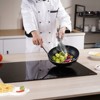 VEVOR Built in Electric Stove Top, 23.2 x 20.5 inch 4 Burners, 240V Glass Radiant Cooktop with Sensor Touch Control, Timer & Child Lock Included - 2 of 4
