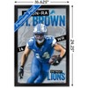 Trends International NFL Detroit Lions - Amon-Ra St. Brown 24 Framed Wall Poster Prints - 3 of 4