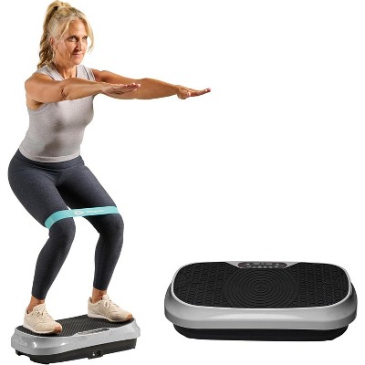 LifePro White Fitness Platform: Enhance Your Home Workouts with Our All-in-One Vibration Plate and Loop Bands