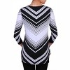 Women's Double Layer Tunic Top - Peter Nygard - 3 of 3