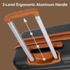 Hykolity 3-Piece Expandable Luggage Set, 22/26/30 Inch Durable PC+ABS Hardshell Suitcases with TSA Lock & Dual Spinner Wheels, Lightweight - 3 of 4