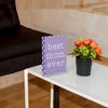 Pavilion Gift Company - Best Mom - 6" x 4" Plaque - Wall Sign Panels - 3 of 4