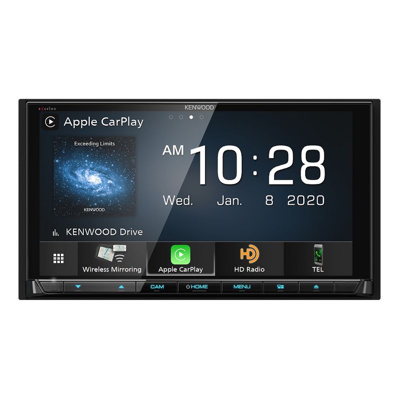 Kenwood DDX9907XR 6.8" CD/DVD Receiver w/ Apple CarPlay and Android Auto, 1 of 12