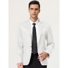 Lars Amadeus Men's Dress Slim Fit Single Breasted One Button Prom Suit Sports Blazer - 3 of 4