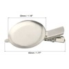 Unique Bargains Metal Decorative DIY Women's Clothing Blank Round Trays Sewing Brooch Pins 40 Pcs - 2 of 4